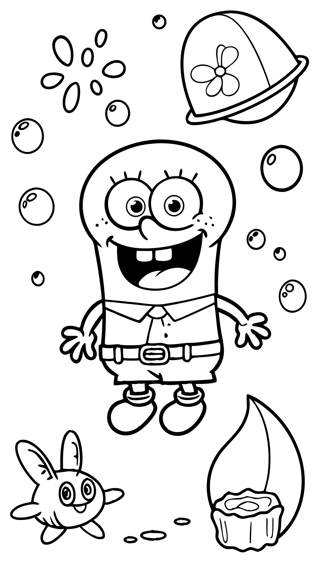 coloring pages for spongebob